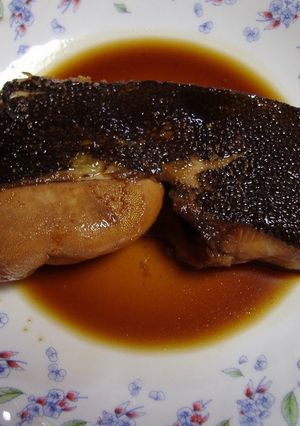 A picture of Simmered Flounder Fish.