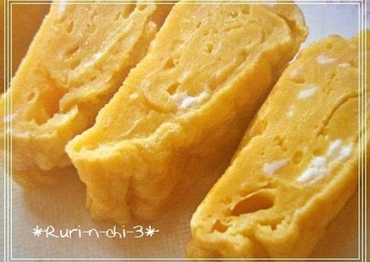 Basic Homemade Tamagoyaki for Bento