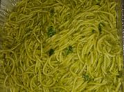 A picture of spaghetti noodle