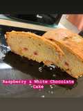 Raspberry & White Chocolate Cake