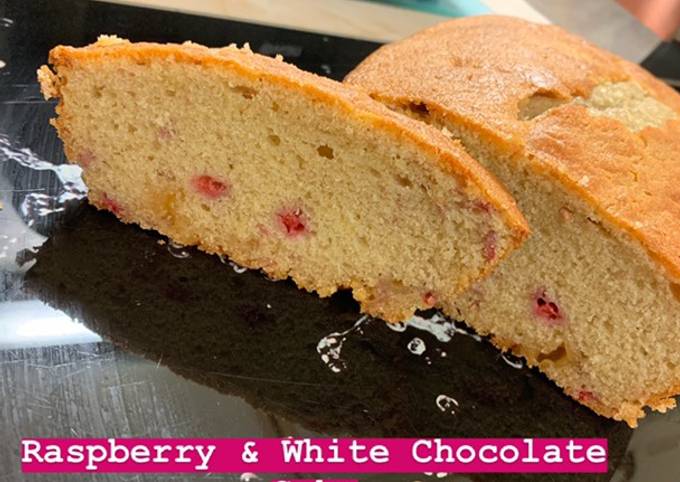 Raspberry & White Chocolate Cake