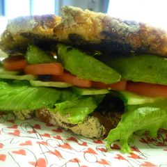 A picture of Healthy Avocado & Hijiki Seaweed Sandwich.