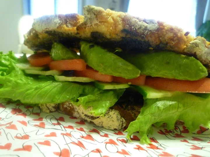 Easy Steps to Prepare|Recipe} Healthy Avocado &amp;amp; Hijiki Seaweed Sandwich the Tasteful