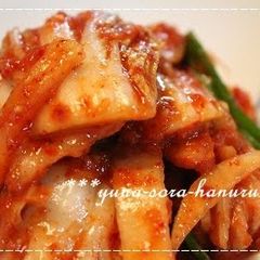 A picture of Korean Kimchi from the Source.