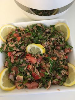 صورة لوصفة 👍🏼سلطة تونة ولا اطيب