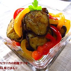 A picture of Eggplant & Bell Pepper Japanese Marinade.