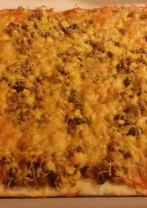 A picture of Super Easy Mexican Pizza.
