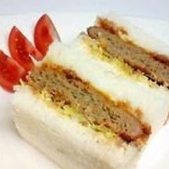 A picture of Non-Fried, Oven-Baked "Menchi Katsu" (Minced Meat Cutlet).