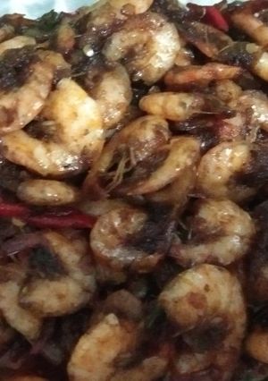 Foto resep Udang saos padang