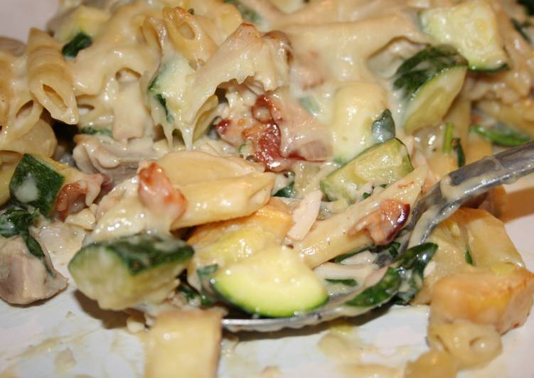 Step-by-Step Guide to Make Creamy Chicken &amp; Veggie Penne