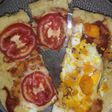 Pizza de harina leudante