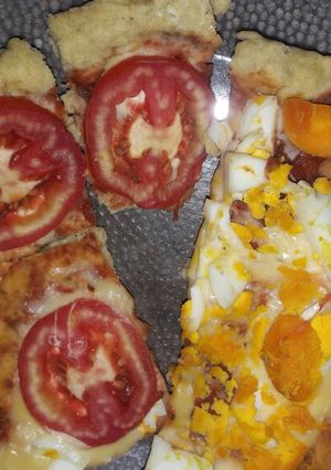 Una foto de Pizza de harina leudante
