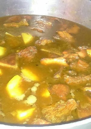 Una foto de Patatas con níscalos y jabalí
