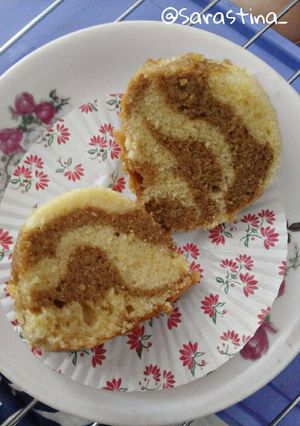 Foto resep Bolu Zebra Coffe... uenaak...mudah..cepet
