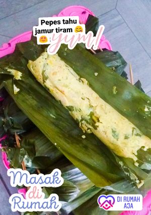 Foto resep Pepes tahu jamur tiram pedas poul