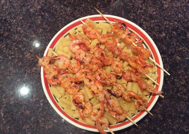 Grilled Shrimp with Ziti