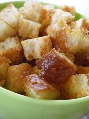 Easy Steps to Make Recipe Garlic Cheese Croutons that is Really Delicious, Appealing}