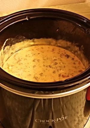 A picture of Queso Con Carne.