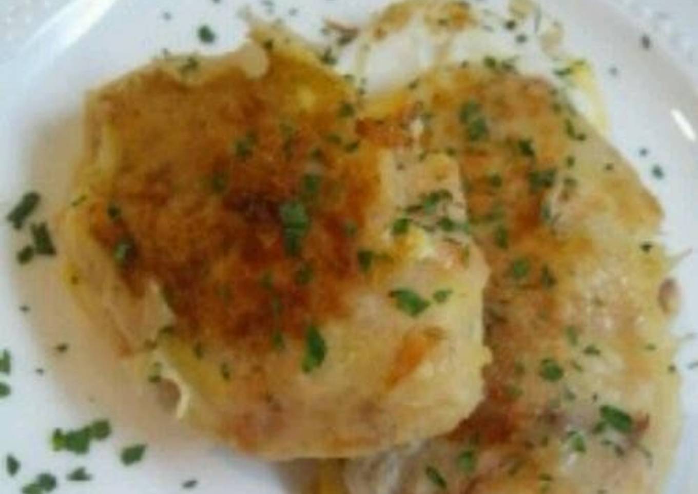Salmon and Potato Piccata