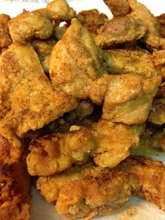 A picture of Pan Fried Chicken Strips.