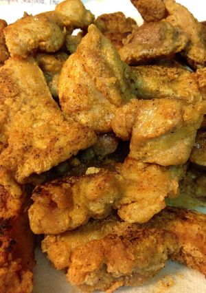 A picture of Pan Fried Chicken Strips.