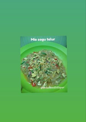 Foto resep Mie Sagu Telur