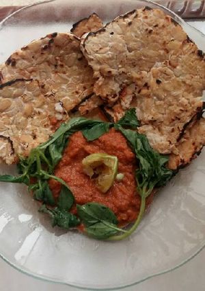 Foto resep Tempe bakar sambal seruit kemangi