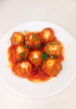 Hình của món Xíu mại trứng cút.