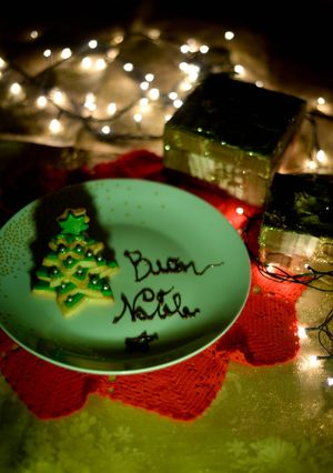 Foto di Albero di Natale di biscotti