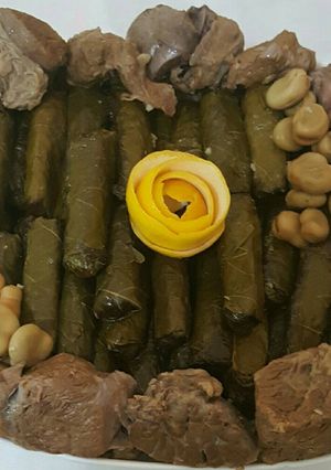 صورة لوصفة محشي ورق عنب (يبرأ) اكلة كتير طيبة