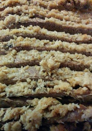 A picture of Out of Egypt beef brisket.