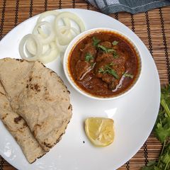A picture of Agri style Mutton Curry.