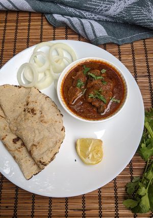 A picture of Agri style Mutton Curry.