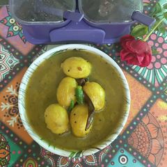 A picture of Sweet & Sour Hog Plum Chutney in Bengali twist.
