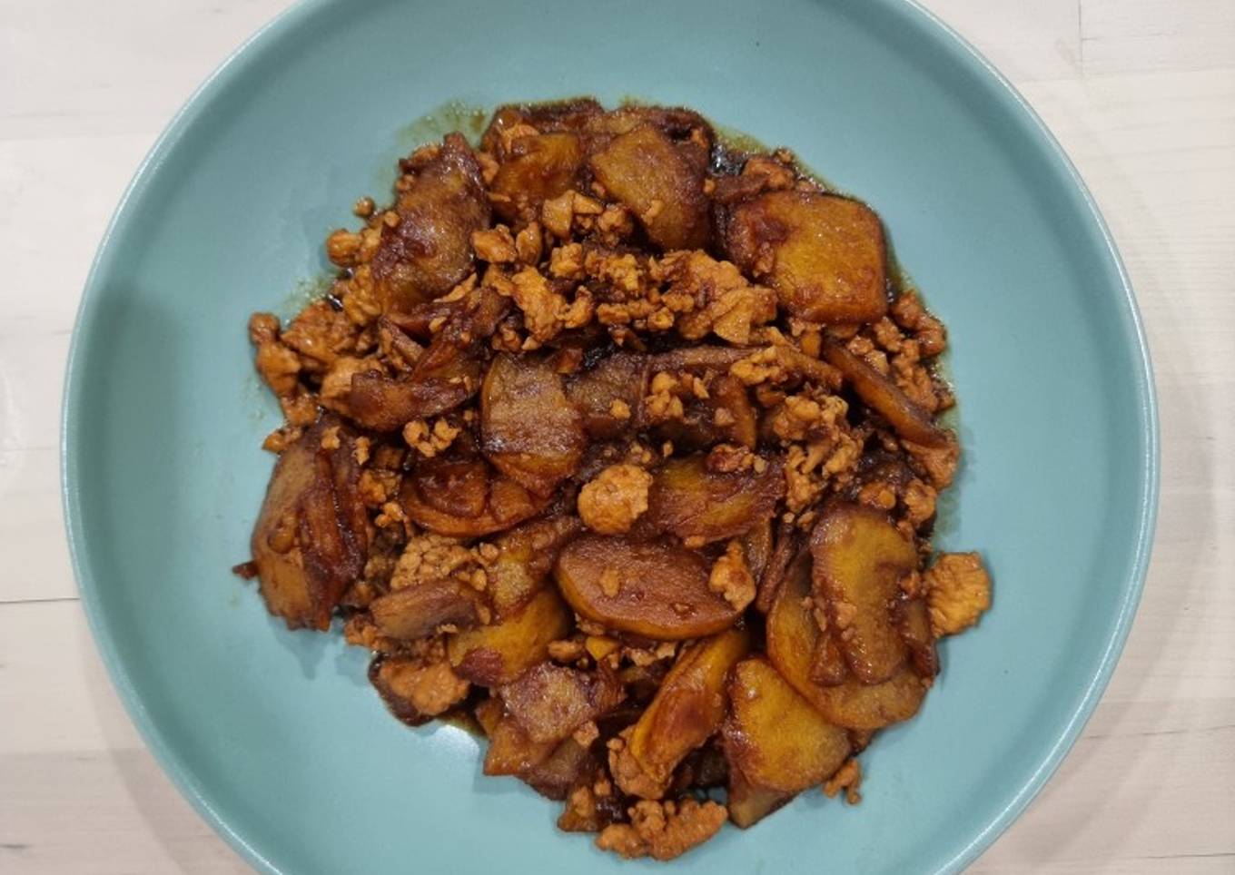 Potato and Minced Chicken Stew