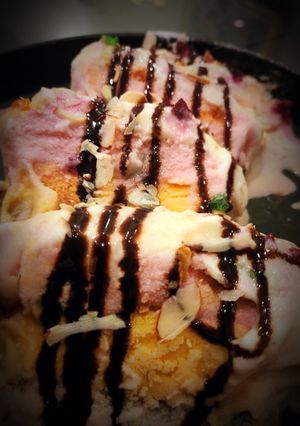 A picture of Cassata ice cream.