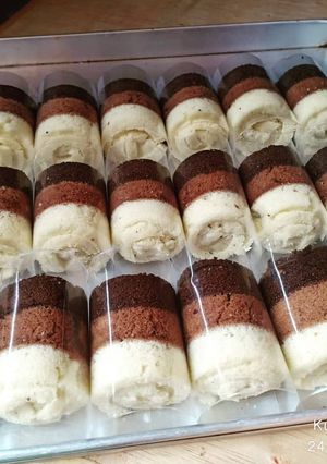 Foto resep Bolu Gulung Mocca Coklat Mini