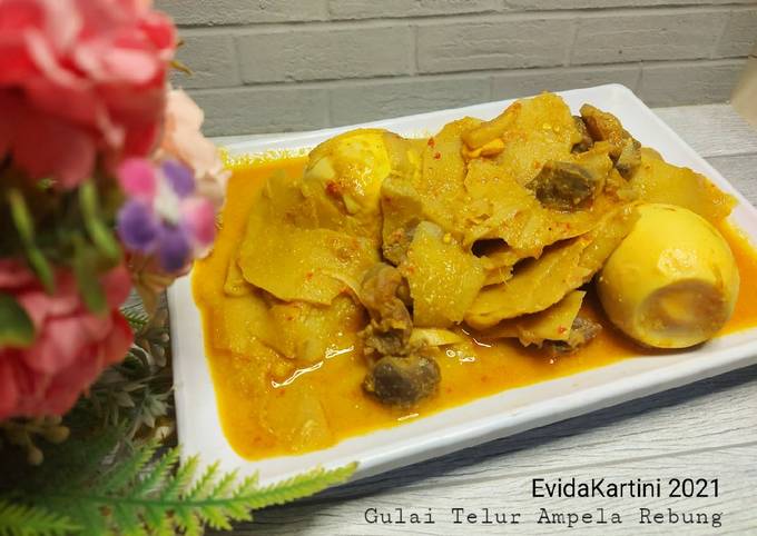 Resep Gulai Telur Ampela Rebung yang Lezat Sekali