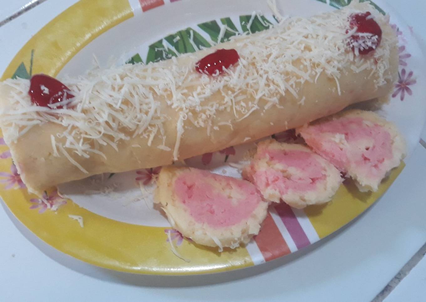 Gethuk gulung keju