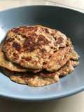 Cinnamon oat banana pancake teflon seperti rasa bolu kukus pisang