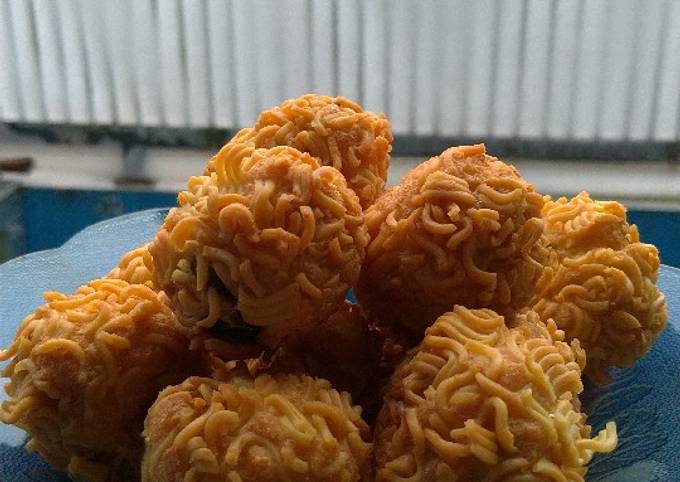 Bola tahu rambut mie