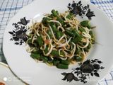 186. Tumis tauge dan kacang panjang