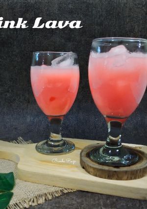 Foto resep Pink Lava
