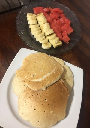 Una foto de Hot cakes con avena🥞
