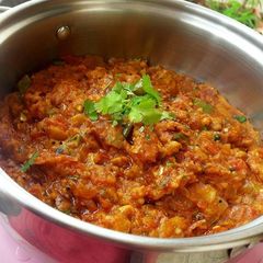 A picture of Ringna No Olo (kathiyawadi gujarati style recipe).