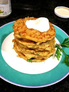 Una foto de Tortitas de queso a la pimienta negra
