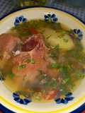 Cazuela de pavo en olla a presión