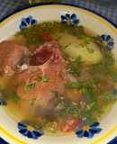 Cazuela de pavo en olla a presión