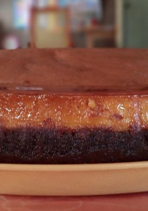 Una foto de Pastel imposible 🍮 Chocoflan