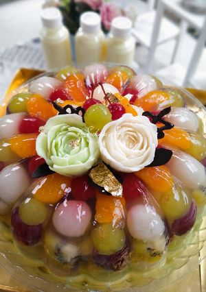 Foto resep Puding Buah Kaca